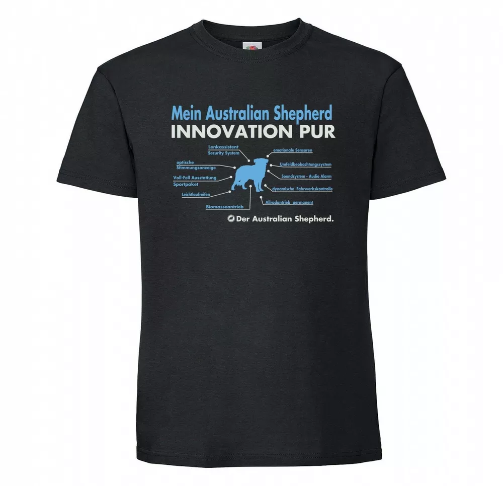 Australian Shepherd Unisex T-Shirt innovation Dog Motif Aussie SHEPHERD