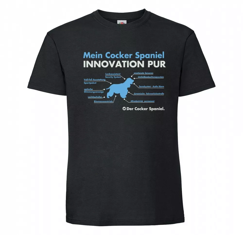 Cocker Spaniel Unisex T-Shirt innovation Dog Motif Spaniard Cockie
