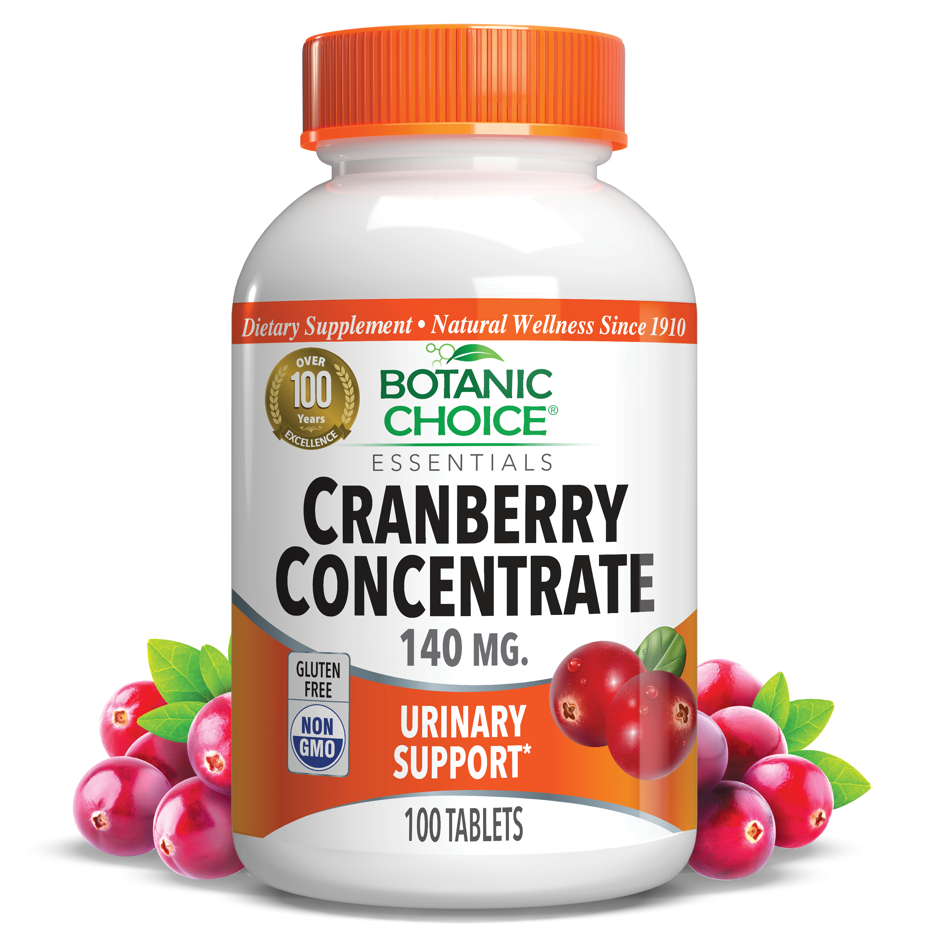 Cranberry Concentrate 140 mg - Antioxidants Supplement - 100 Tablets