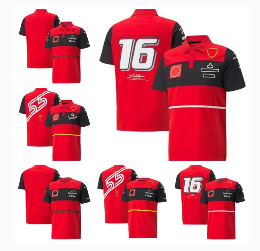 F12025 team short-sleeved polo shirt summer F1logo shirt with the same customised