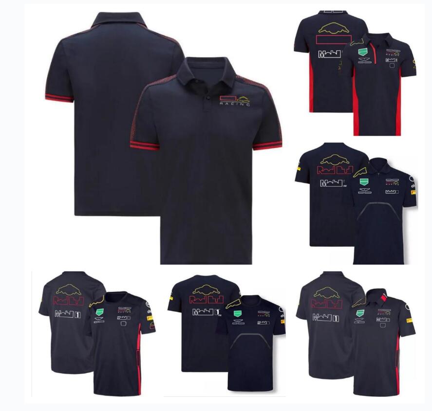 F1logo Polo Shirt F12025 Short Sleeve Racing Jersey Same Style Customised