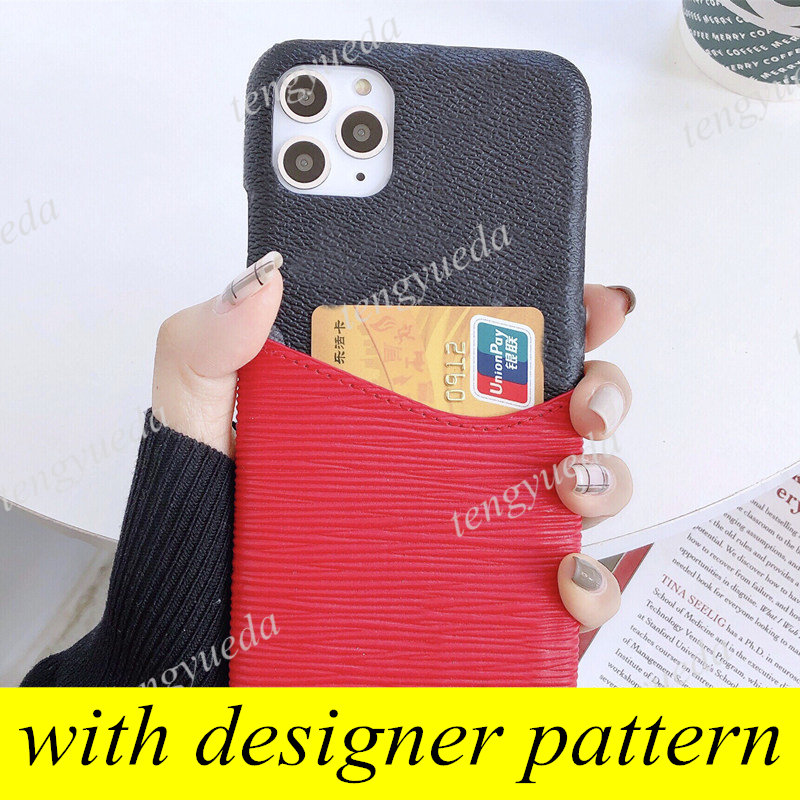 Fashion Designer Phone Cases for iphone 17 Series 16 15 14 13 13pro 12 11 pro max Leather Metal Letters Card Holder Luxury Case with Samsung S22 S23