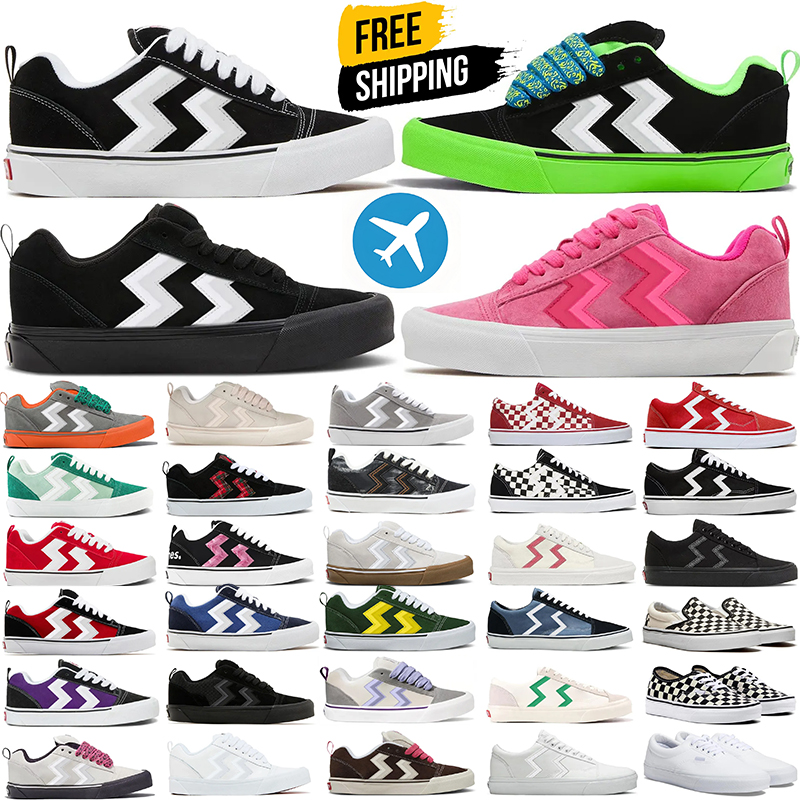 Free shipping designers Casual Shoes platform skool mens womens skateboard mens trainers sports sneakers Vintage Hip hop Rock Classic black white re