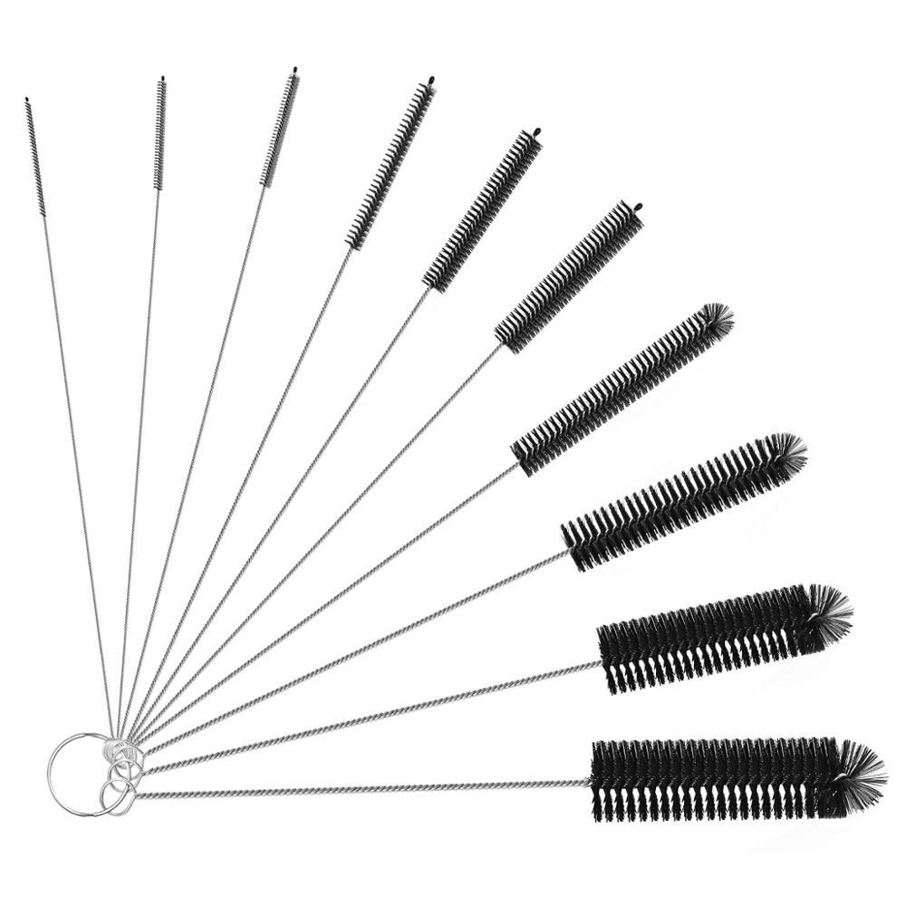 GUIDE 10 PCS Cleanup glasses Game of Brush Claw Scouts Flexible Tube Woven Cleanup Drafts of Stainless Steel from Jewels