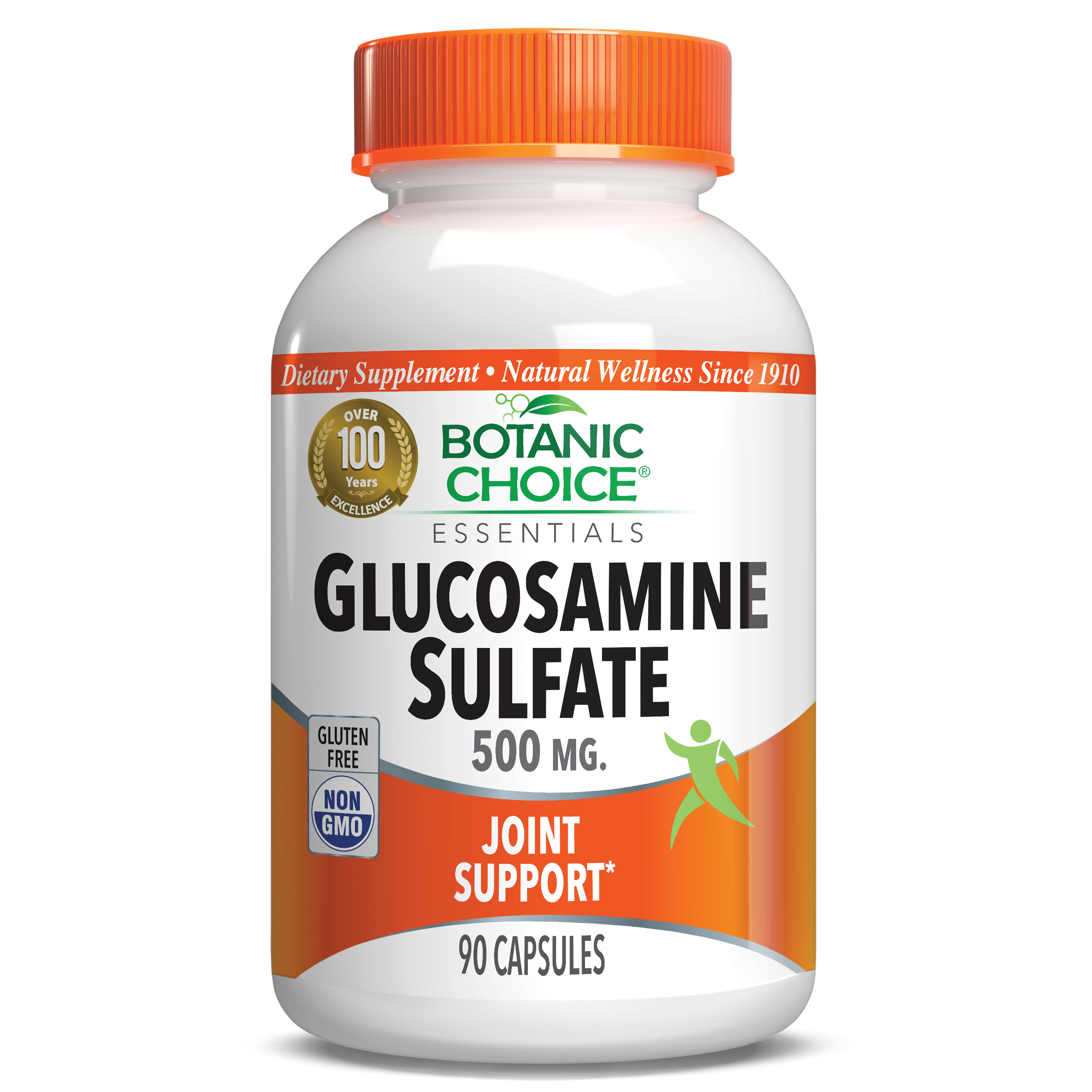 Glucosamine Sulfate 500 mg - Joint Support Supplement - 90 Capsules