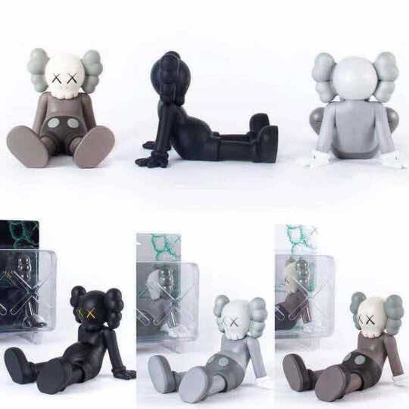 KAWS Holiday Taipei Vinyl Doll Action Figures toys 23CM Sitting position Original Fake Packaging with color box Latest Desktop Decoration