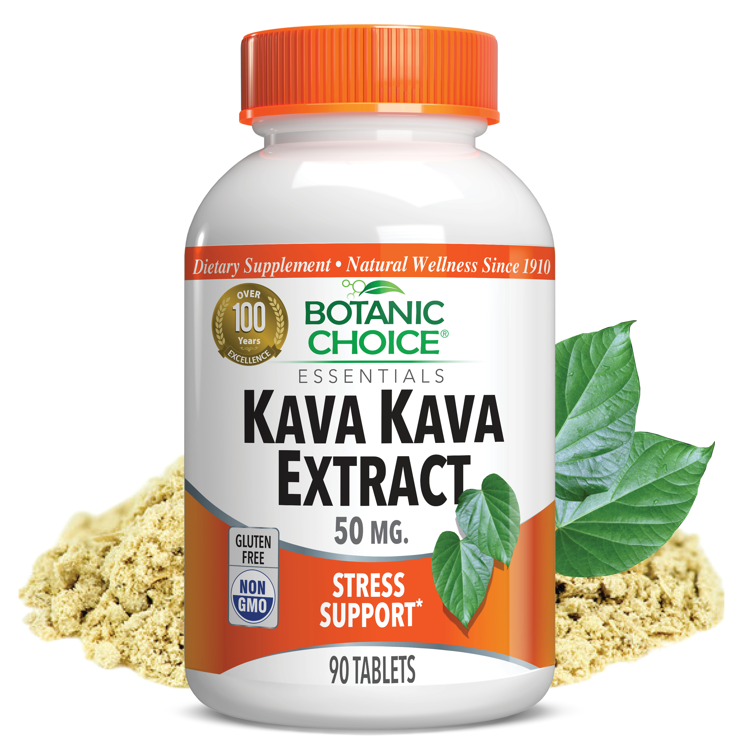 Kava Kava Root 50 mg - Mood Support Supplement - 90 Tablets