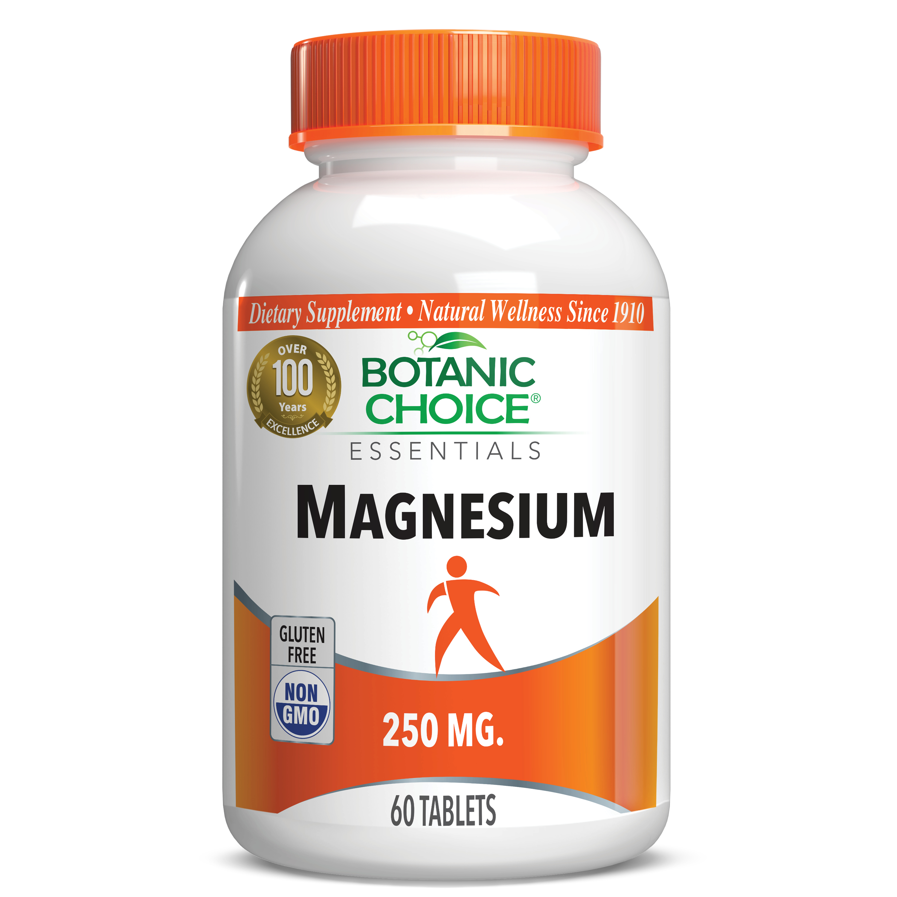 Magnesium 250 mg - Muscles And Bones Support Supplement - 60 Tablets