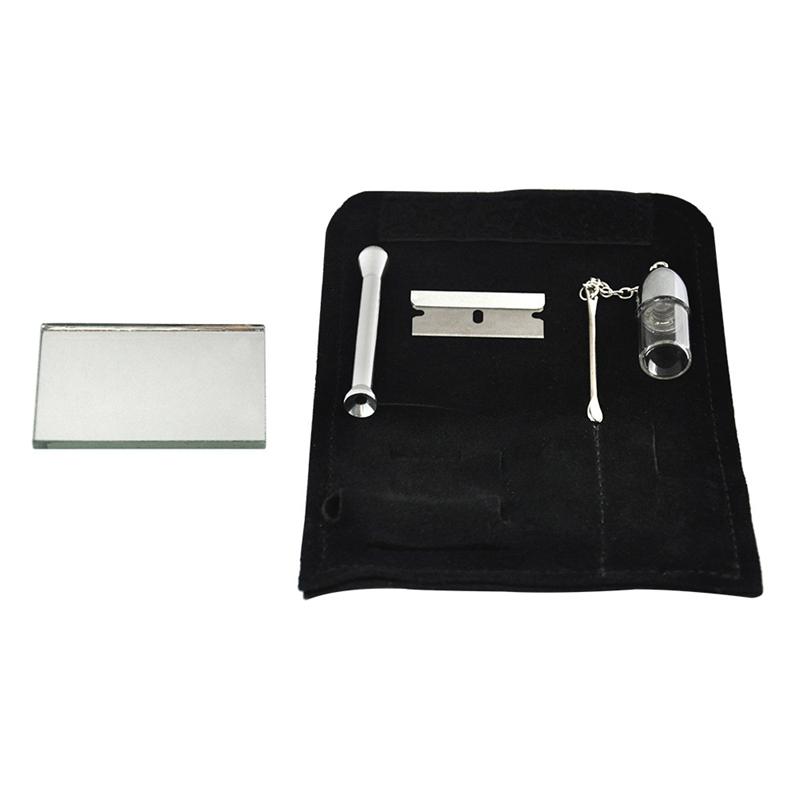 New Snuff Snorter Powder Bottle Sniffer Box Pipe Bag Kit Spoon Portable High Quality Travel Sets Innovative Design Multiple Uses