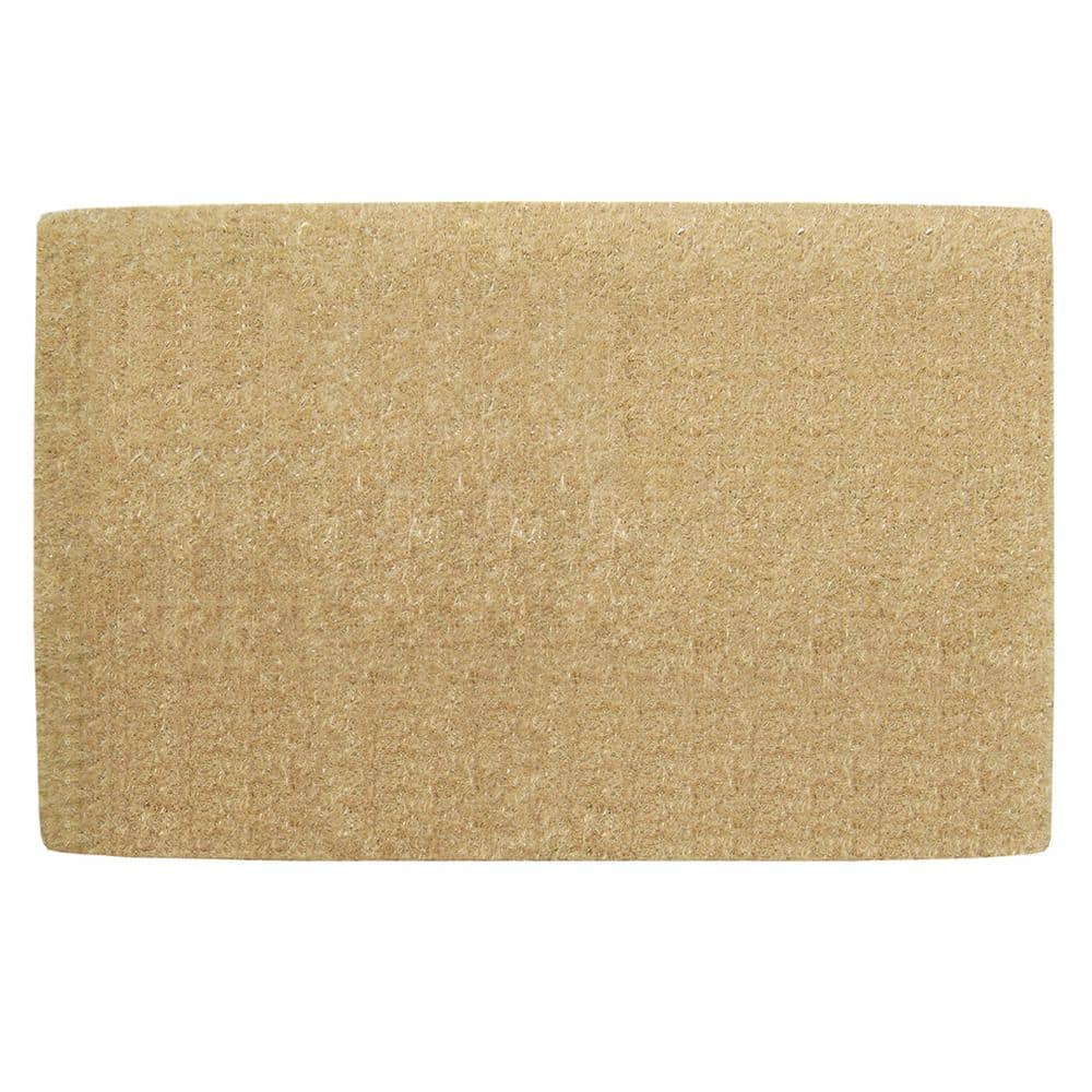 No Border Plain 38 in. x 60 in. Coir Door Mat
