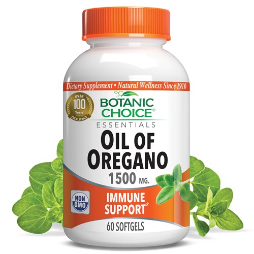 Oil of Oregano Extract 1500 mg - Immune Support Supplement - 60 Softgels
