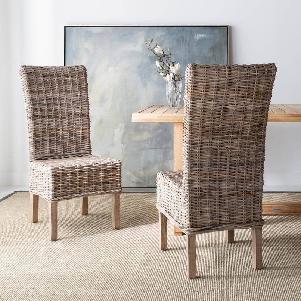 Quaker Beige/Off-White Wood Side Chair (Set of 2)