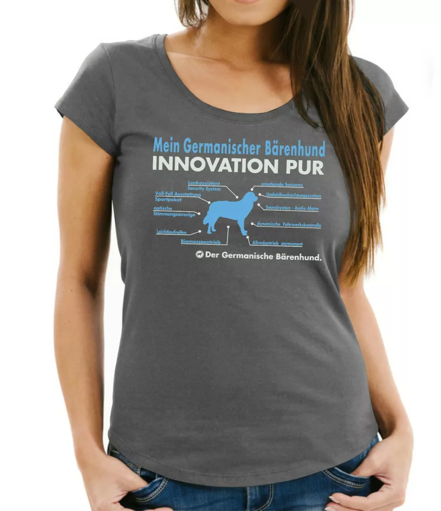 SALE Germanic Bears Dog innovation Dog Motif Ladies T-Shirt Dog S FUNNY