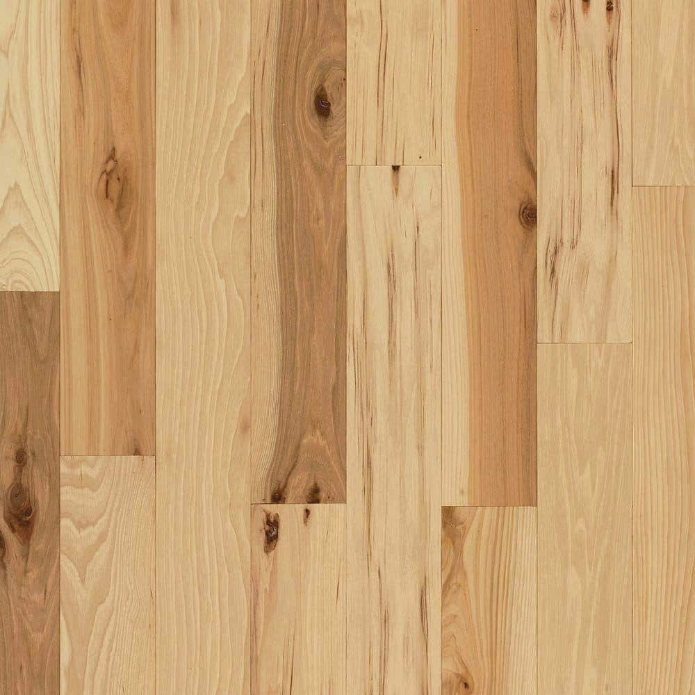 Take Home Sample - American Home Rustic Natural Hickory Solid Hardwood Flooring