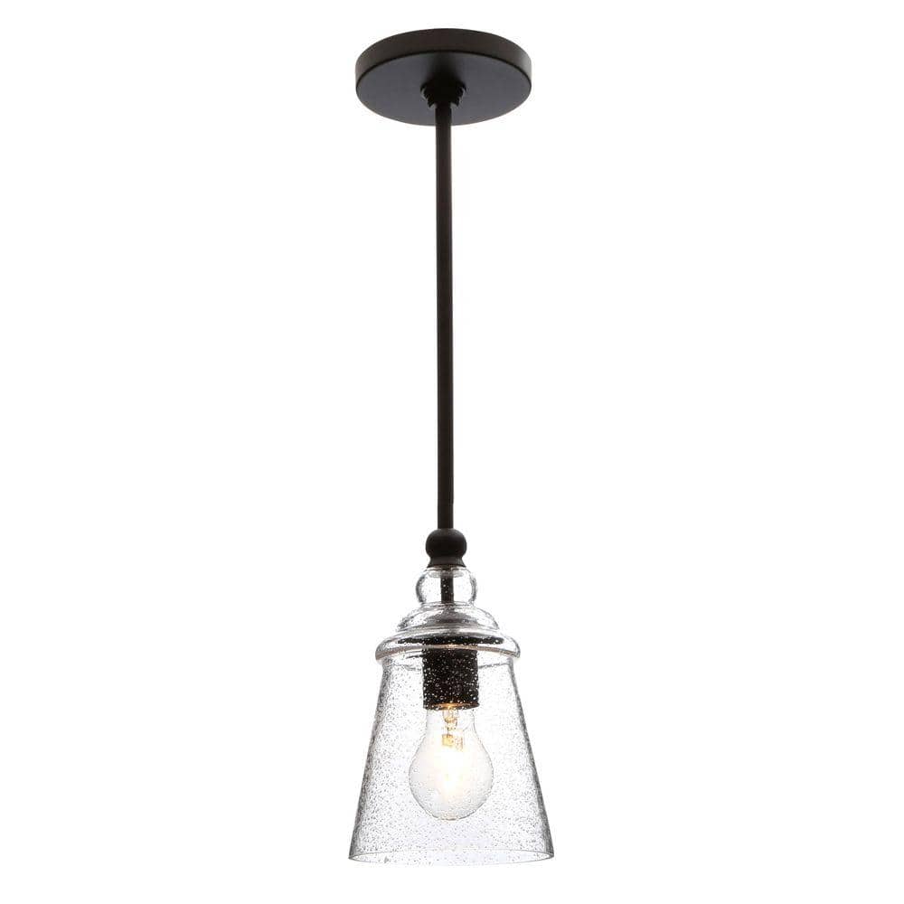 Urban Renewal 5.75 in. W. 1-Light Oil-Rubbed Bronze Pendant