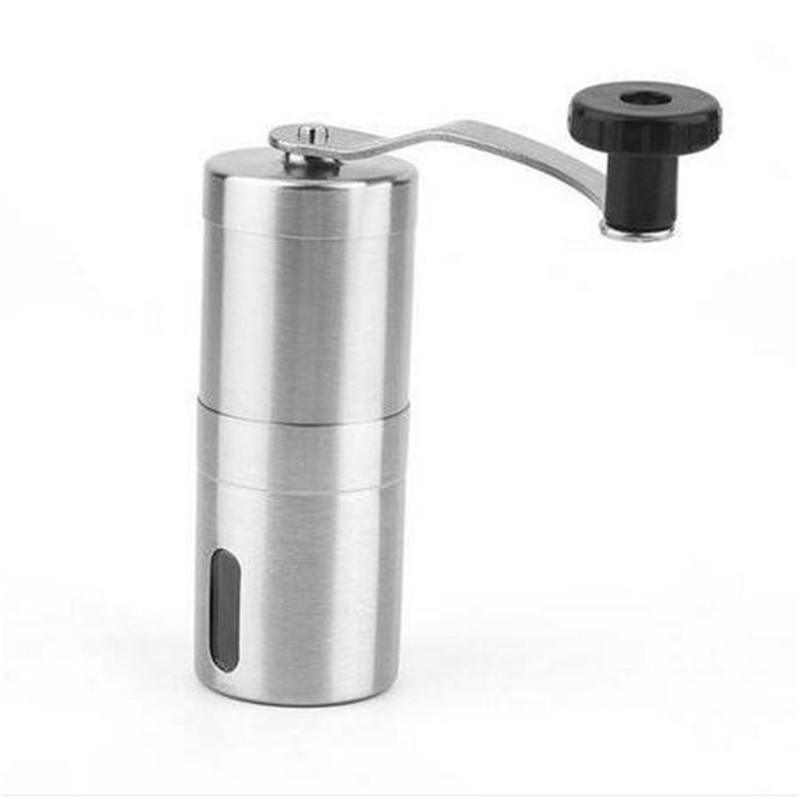Wholesales Free shipping Practical Coffee Bean Grinder Stainless Steel Hand Manual Handmade Grinder