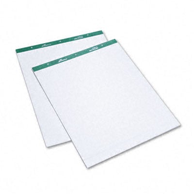 24028 Evidence Flip Chart Pads Unruled 27 x 34 White Two 50-Sheet Pads Pack