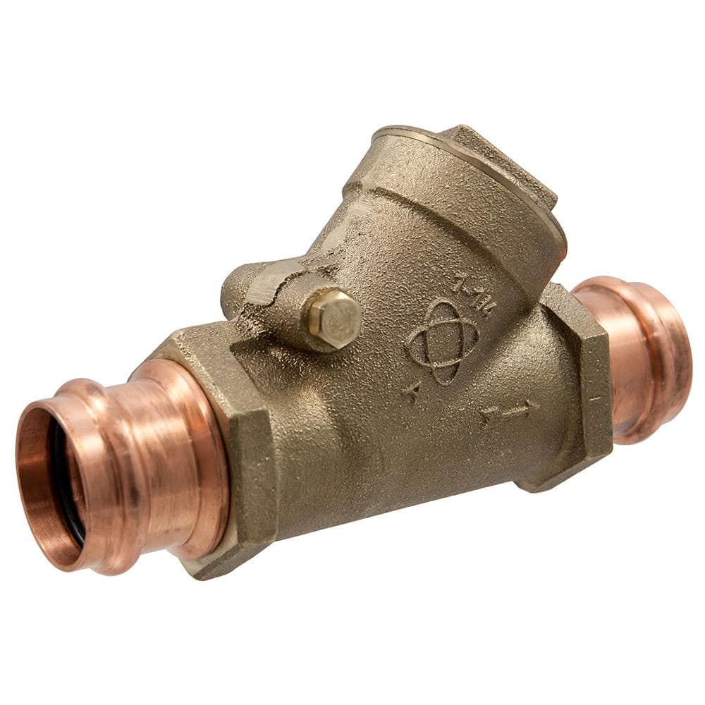3/4 in. Bronze Alloy Lead-Free Press x Press Swing Check Valve