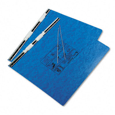 Acco 54072 Pressboard Hanging Data Binder 14-7/8 x 11 Unburst Sheets Light Blue