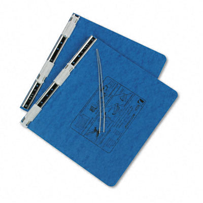 Acco 54122 Pressboard Hanging Data Binder 8-1/2 x 11 Unburst Sheets Light Blue