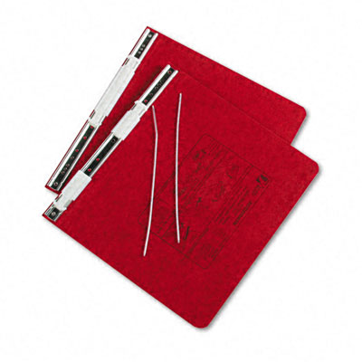 Acco 54129 Pressboard Hanging Data Binder 8-1/2 x 11 Unburst Sheets Executive Red