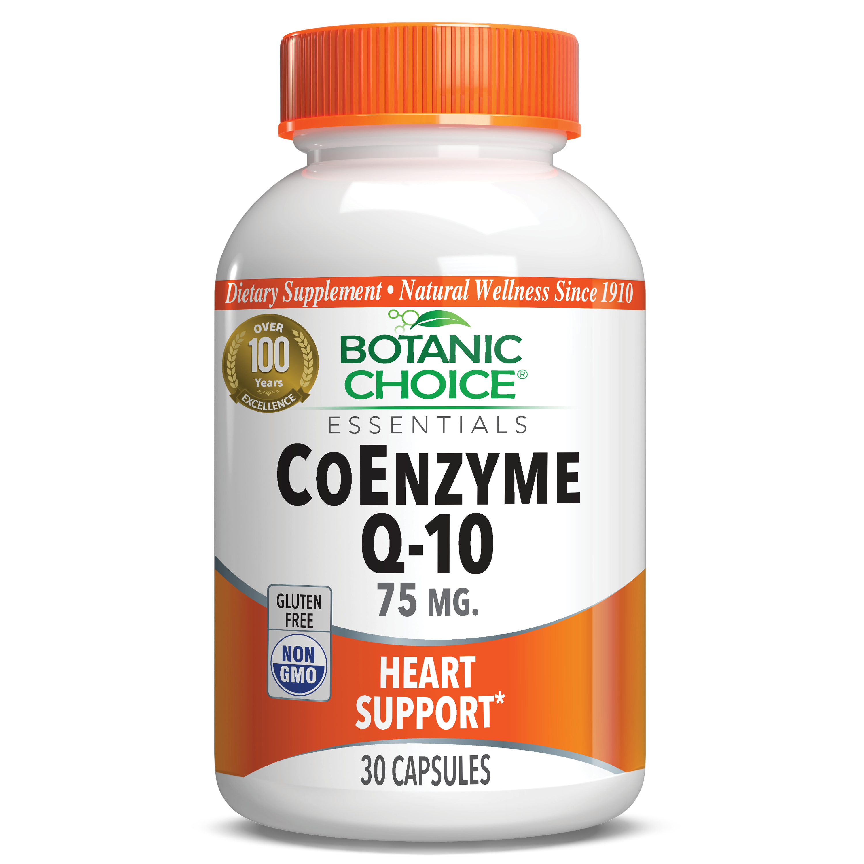CoEnzyme Q10 75mg - Heart Support Supplement - 30 Capsules