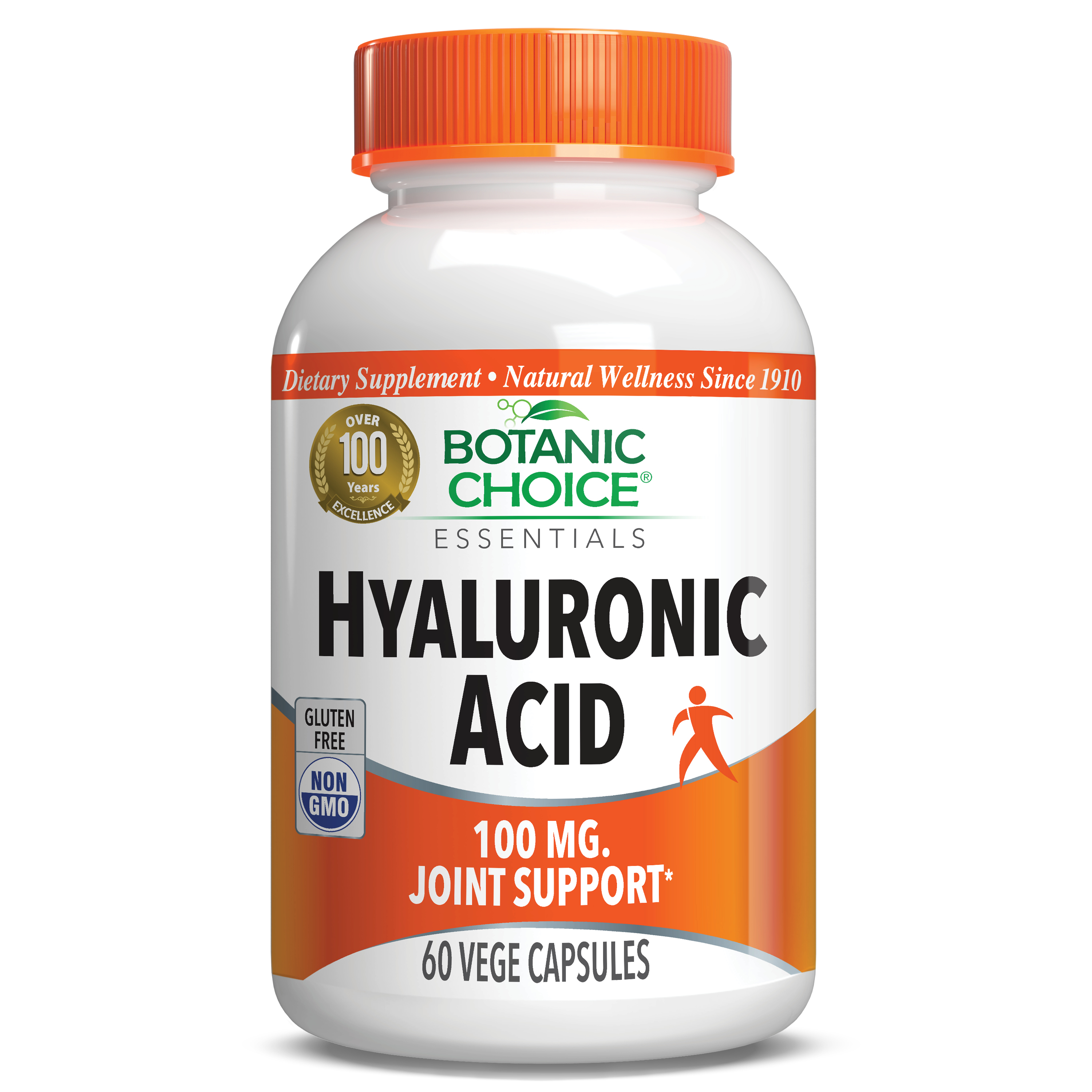 Hyaluronic Acid 100 mg - Joint Support Supplement - 60 Capsules