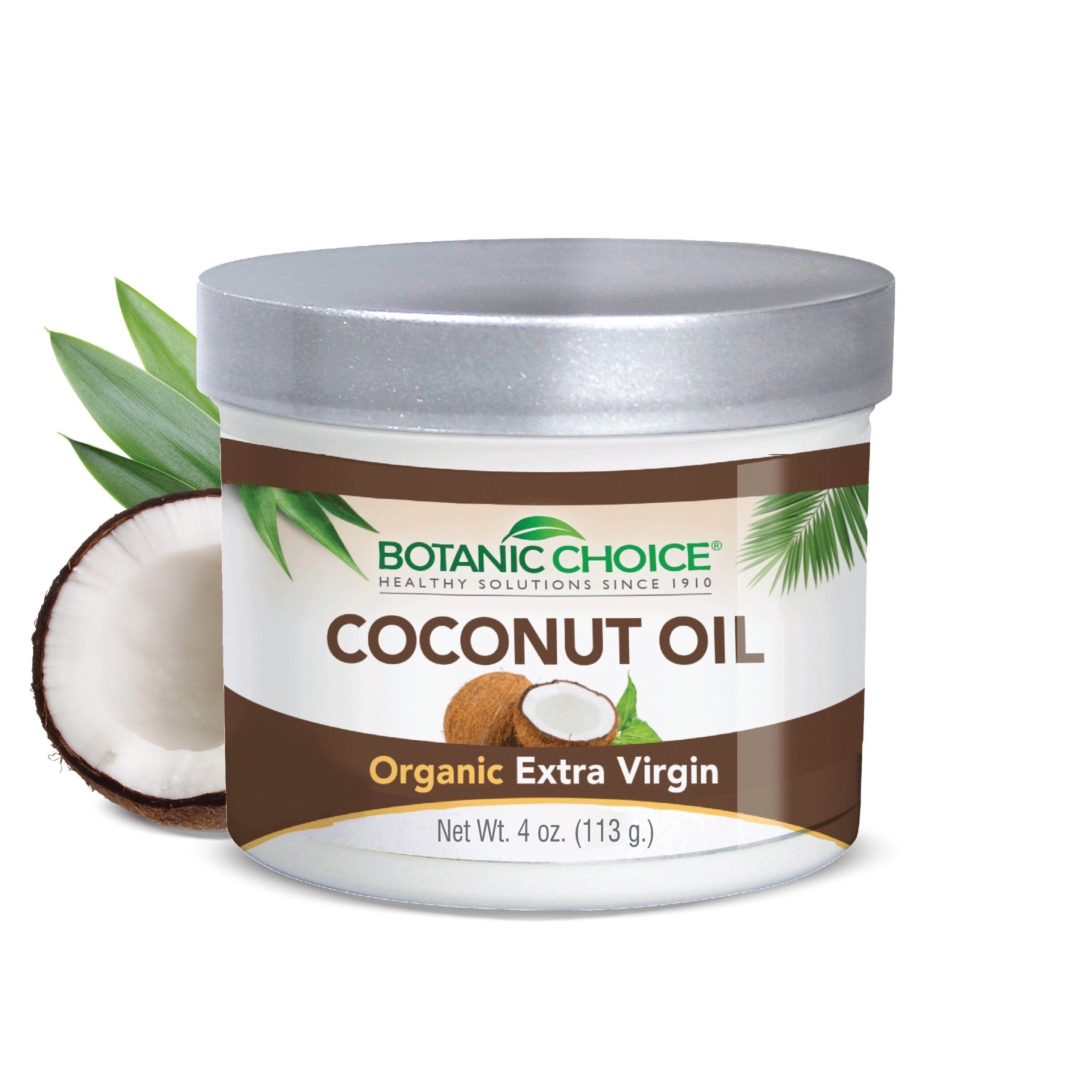 Organic Extra Virgin Coconut Oil - 4 Oz