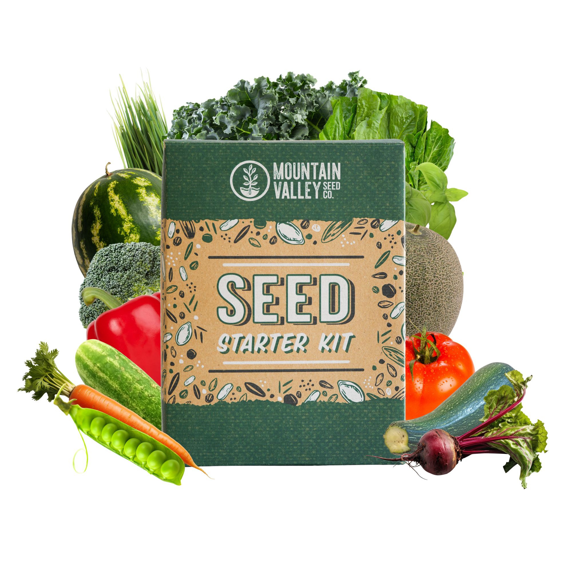 Sustainable Seeds Instant Garden, Heirloom Vegetable, and Herb Seeds - Buy Non-GMO, Open Pollinated Seeds Online - Best Seed Sup