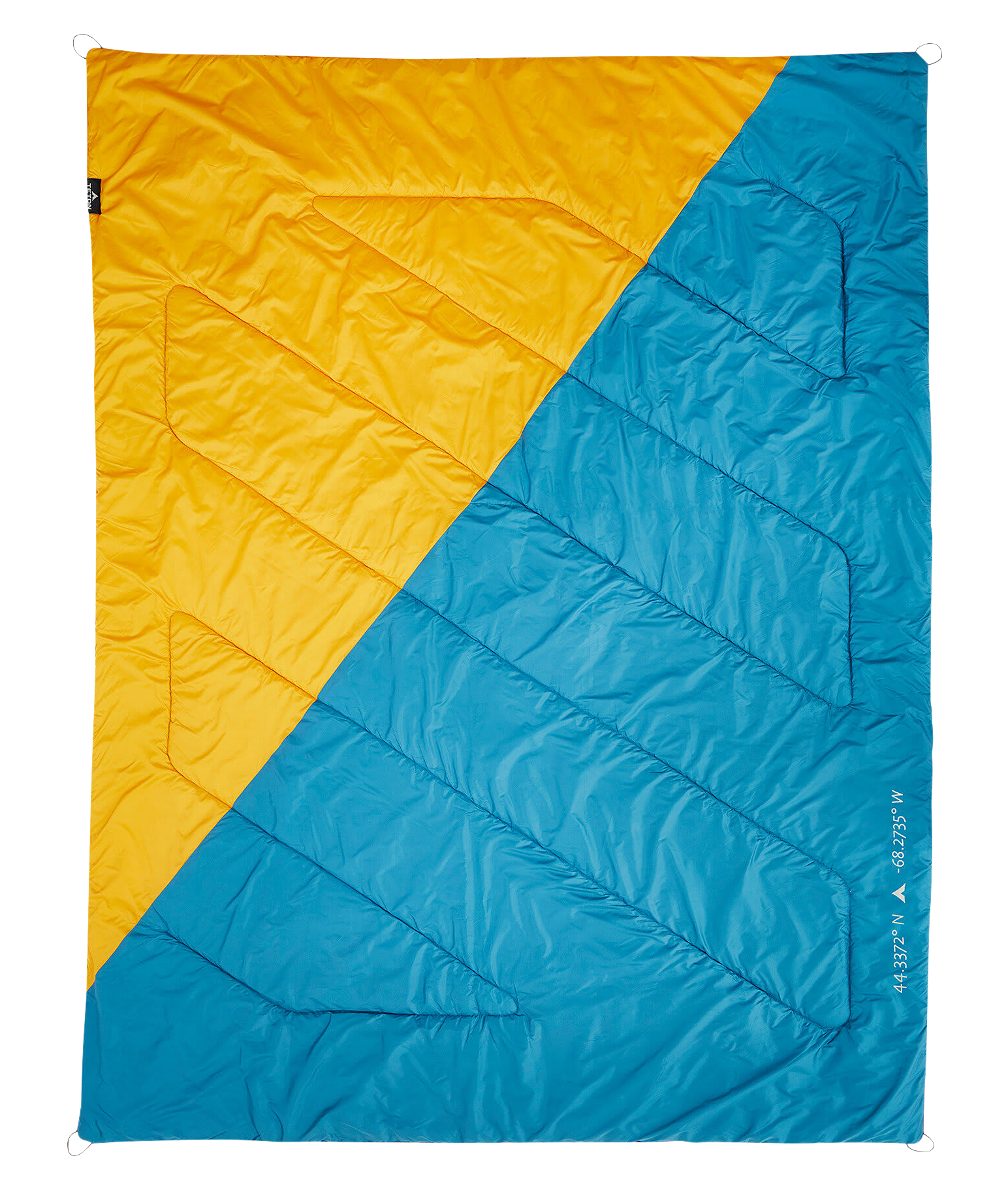 TETON Sports Acadia Outdoor Camp Blanket - Goldenrod/Peacock