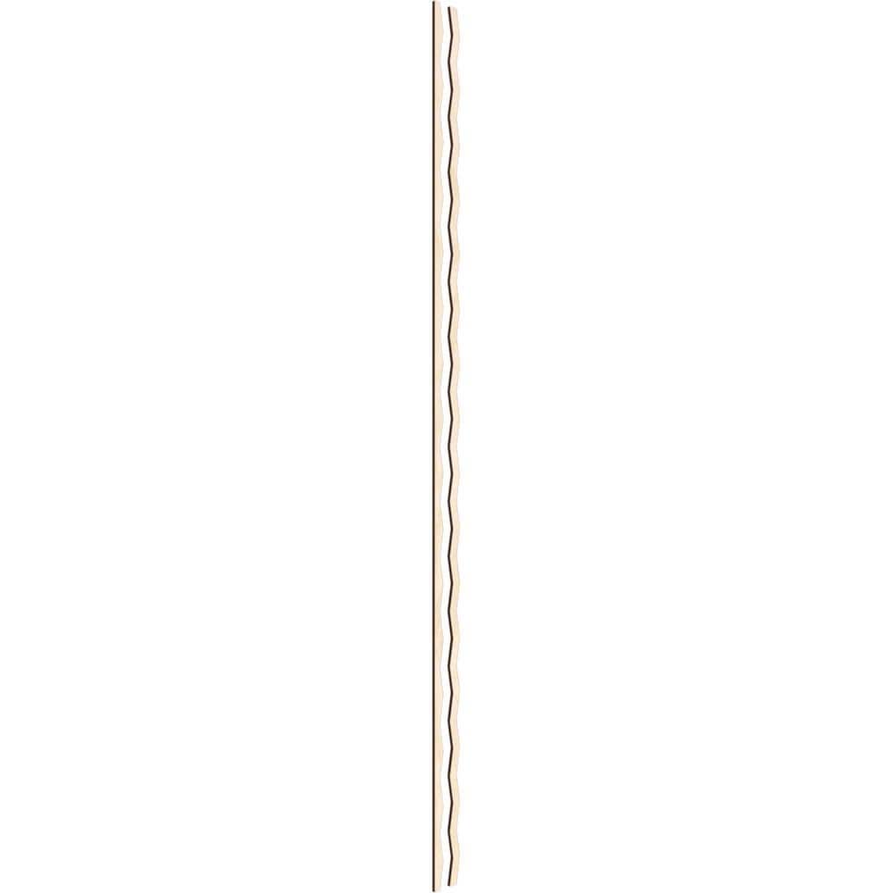 Eastport 94 in. H x 0.375 in. W Slatwall Panels in Birch 44-Pack