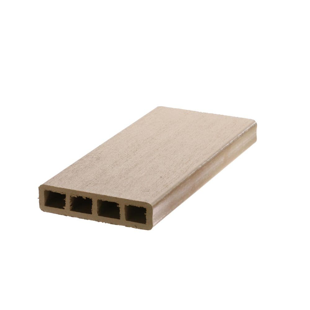 I.Dekk HD 5.25 in. Cool Sand Composite Deck Board Sample