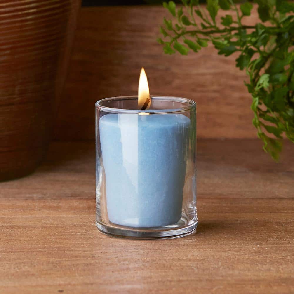Seeking Balance Renew Seaside Cypress and Cedarleaf Scented Spa Votive Candle (Set of 18)