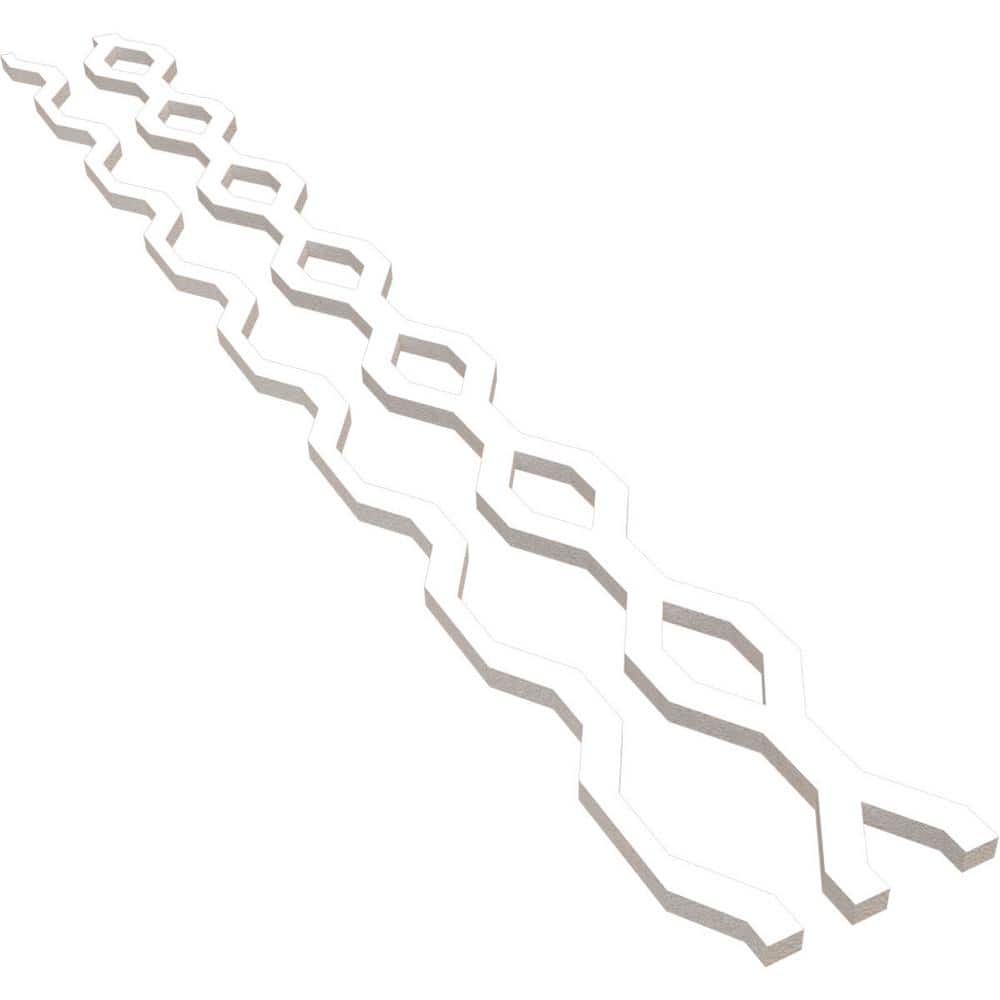 Wabash 47 in. H x 0.5 in. W Slatwall Panels in PVC 24-Pack