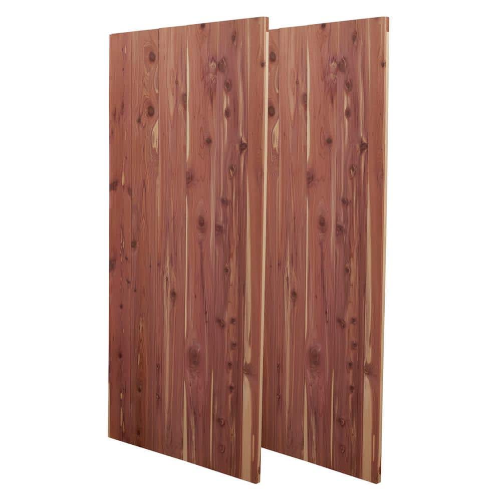 0.75 in. x 20 in. x 3.6 ft. Cedar Board