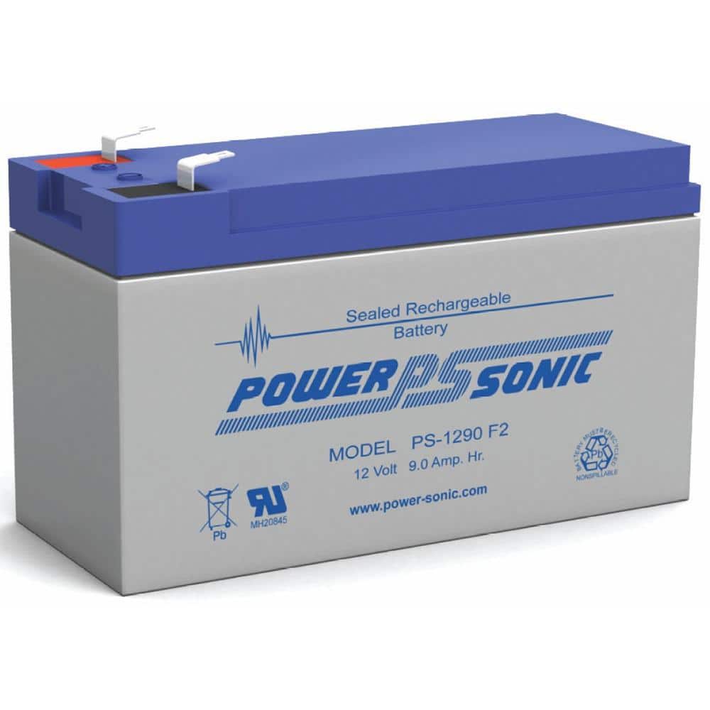 12-Volt 9 Ah F2 Terminal Sealed Lead Acid (SLA) Rechargeable Battery