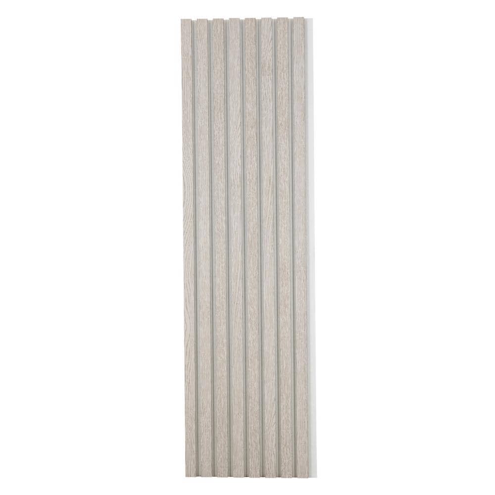 12.6 in. x 106 in. x 0.8 in. Acoustic Vinyl Wall Siding Panel with White Base (Set of 2-Piece)
