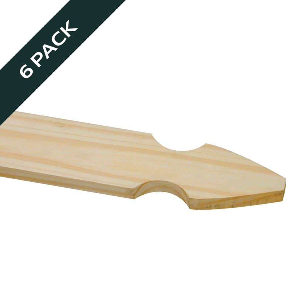 3/4 in. x 3-1/2 in. x 6 ft. Pressure-Treated Pine French Gothic Wood Fence Picket (6-Pack)