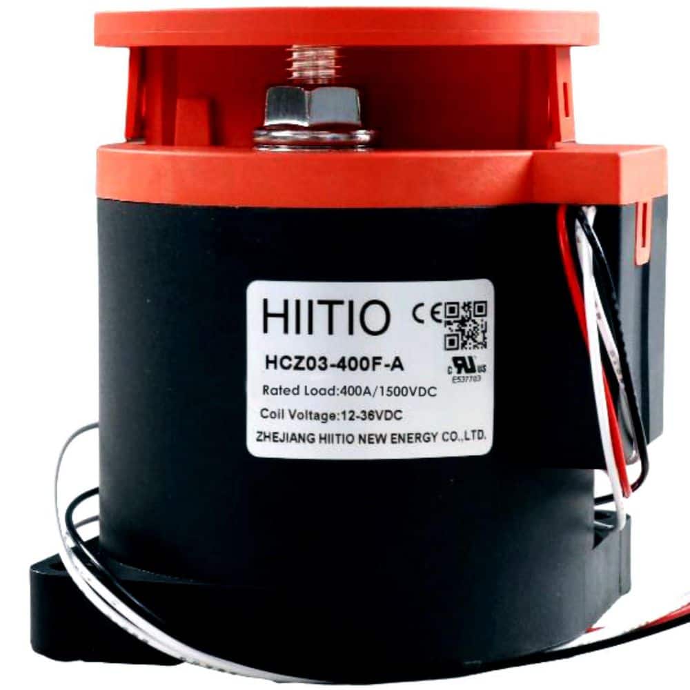 400A 1500VDC High Power DC Contactor,UL Certified,SPST-NO Epoxy-Sealed Relay,12-36V/24V Coil, for Industrial DC Systems