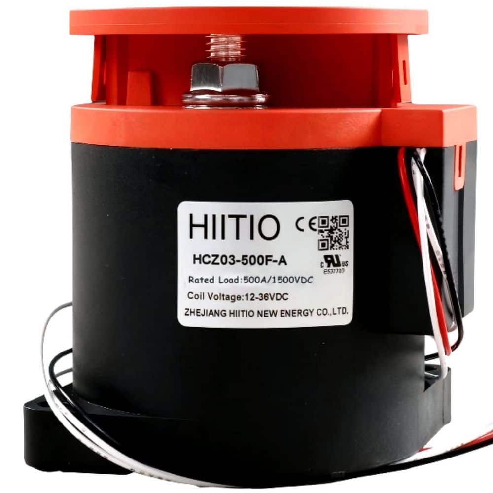 500A 1500VDC High Power DC Contactor, SPST-NO Epoxy-Sealed Relay, for EV Fast Chargers, Solar ESS and DC Power Systems