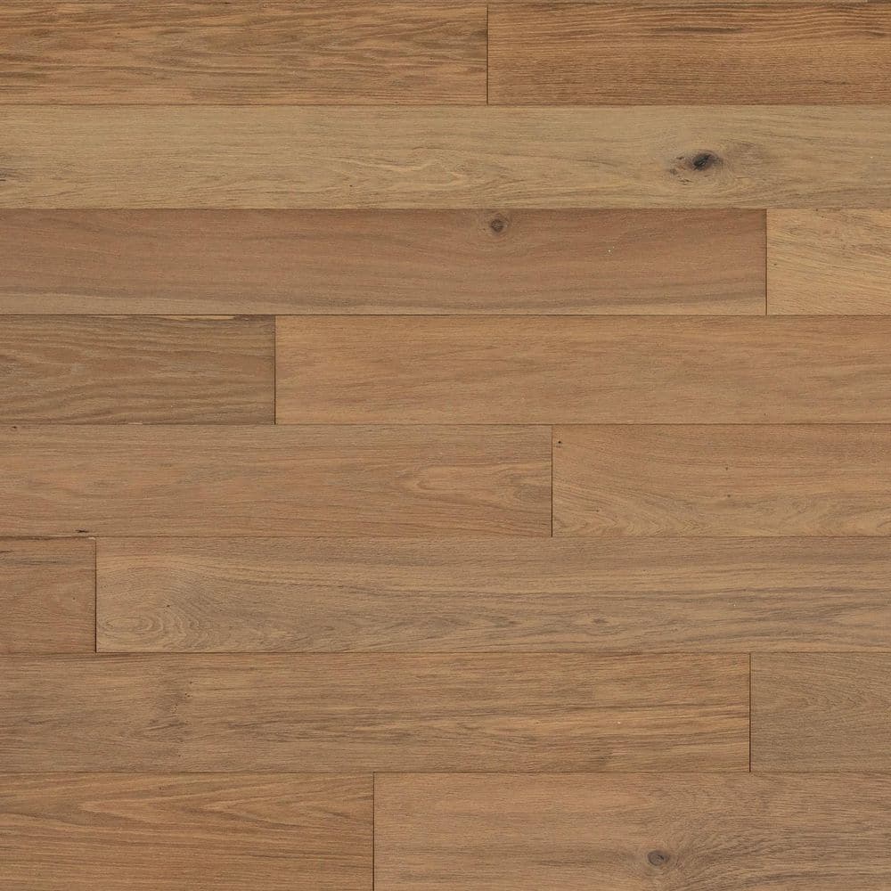 Agate XL Euro Oak 1/2 in. T x 6.5 in. W Tongue and Groove Wire Brushed Engineered Hardwood Flooring (27.14 sq. ft./case)