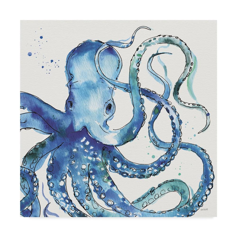 Anne Toleti Deep Sea Veii Canvas Unframed Photography Wall Art 14 in. x 14 in