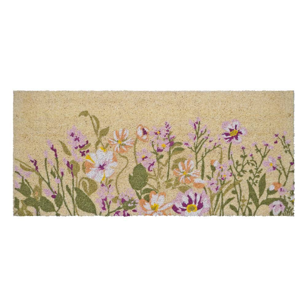 Botanical Garden Multi-Colored 18 in. x 40 in. Indoor or Outdoor Doormat