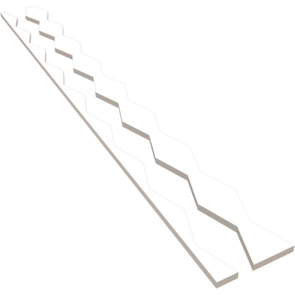 Cimarron 47 in. H x 0.5 in. W Slatwall Panels in PVC 24-Pack