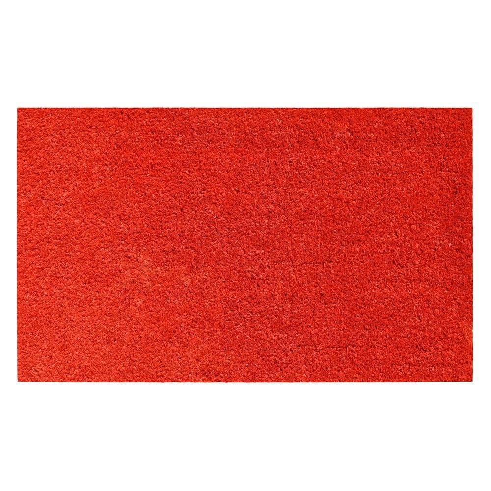 Collins Red Pastel Doormat, 24" x 36"
