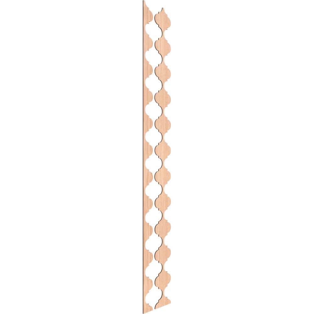 Marrakesh 94 in. H x 0.25 in. W Slatwall Panels in Hickory 12-Pack