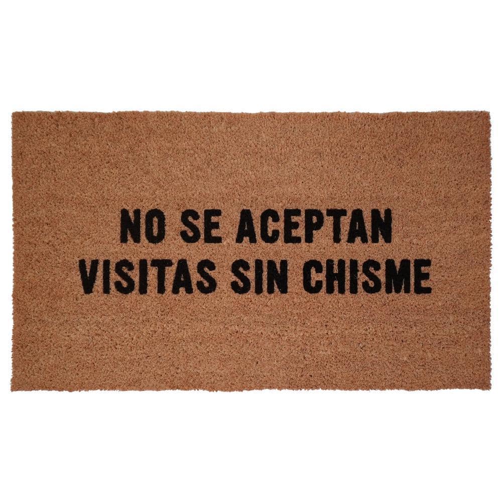 No Se Aceptan Visitas sin Chisme Doormat 24" x 36"