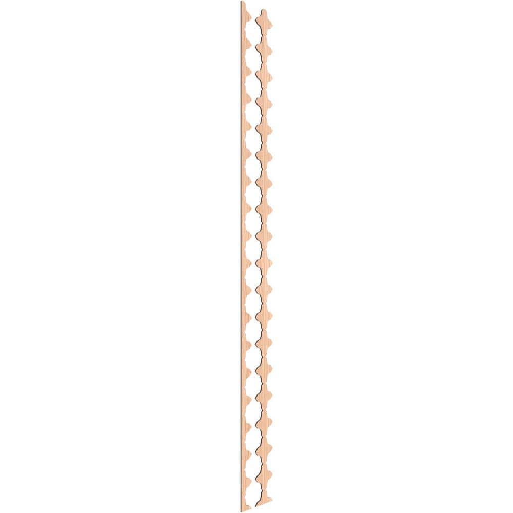 Pandora 94 in. H x 0.25 in. W Slatwall Panels in Hickory 17-Pack