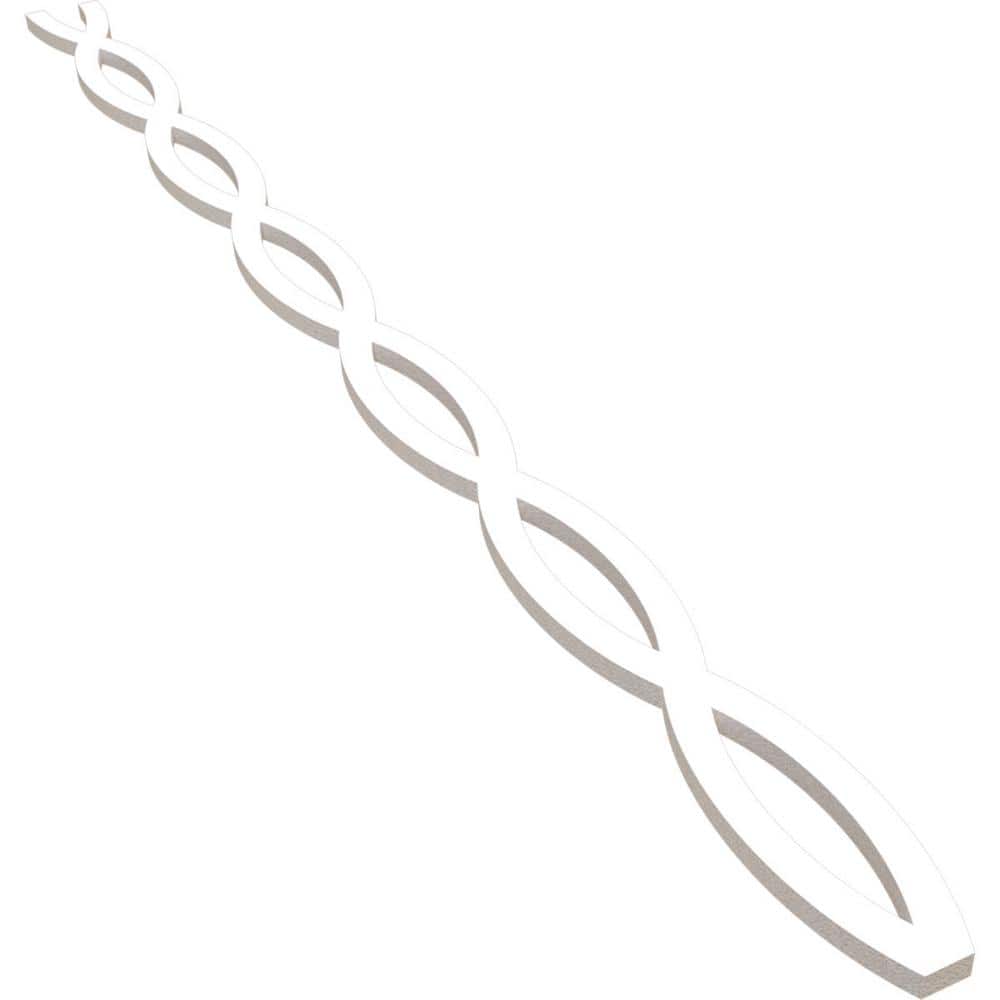 Rakaia 47 in. H x 0.5 in. W Slatwall Panels in PVC 22-Pack