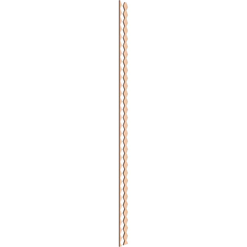 Sheyenne 94 in. H x 0.375 in. W Slatwall Panels in Hickory 28-Pack